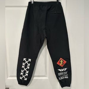 OG 2018 Rare OFF-WHITE Gore-Tex Graphic Print pants VIRGIL ABLOH